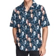 thumbnail image 1 of ALAZA Many Owls on Branch Men's Hawaiian Shirt Short Sleeve Casual Button Down Shirts 2XL, 1 of 6