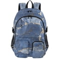 ALAZA Marble Blue Print Student Backpack School Bookbag Large Laptop ...