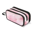 thumbnail image 1 of ALAZA Marble Pink Pencil Case Bag 3 Compartment Pen Pouch Large Storage Holder Box Organizer, 1 of 8