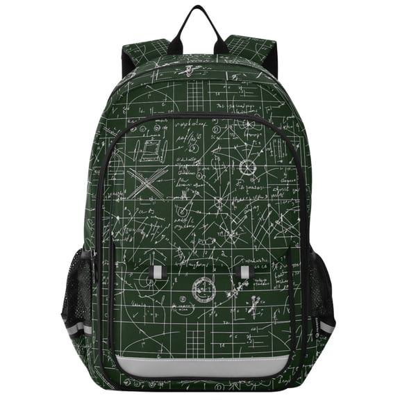 ALAZA Math Notes Black Laptop Backpack Purse Travel Bag Casual School Bookbag Rucksack for Women Men