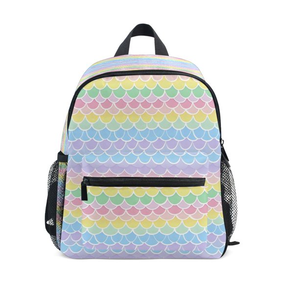 ALAZA Mermaid Scales School Backpack Small Bookbag Mini Bags
