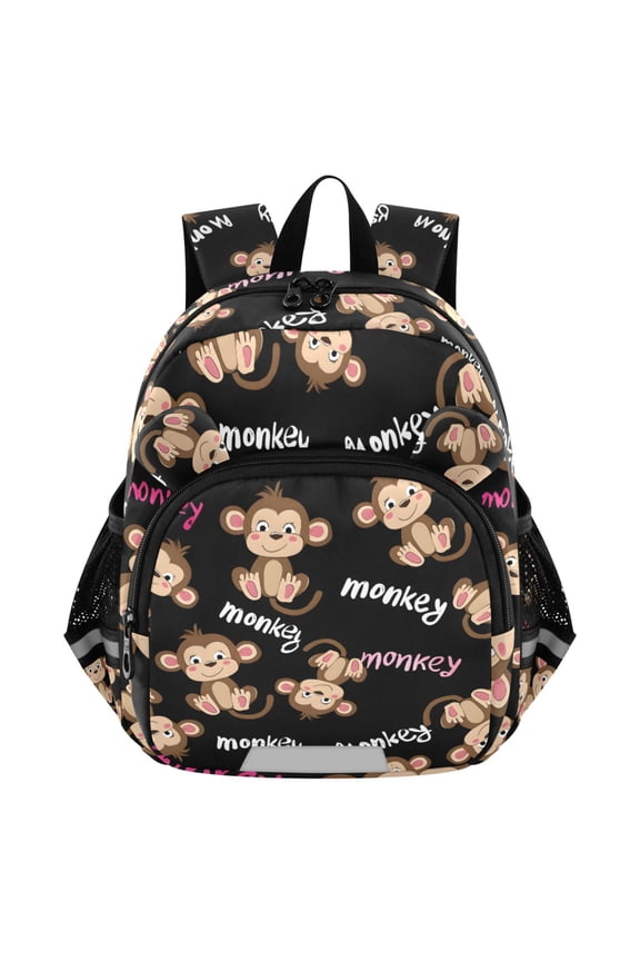 Monkey Cute Mini Backpack School Bookbag Age 3-7 Medium