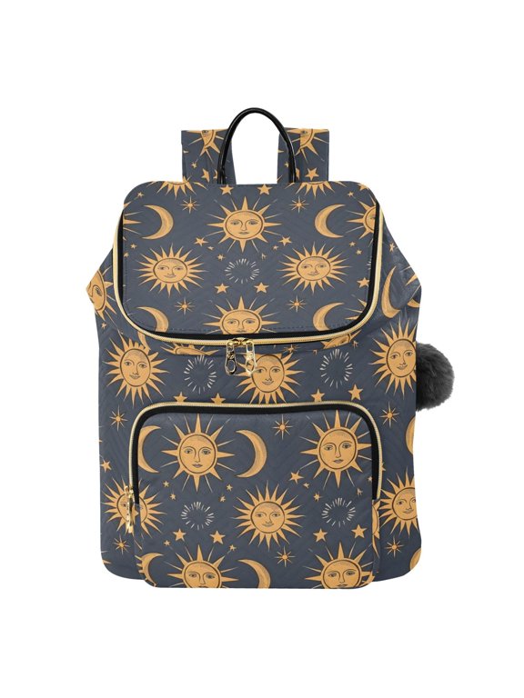 Moon Bohomia Style Travel Backpack Laptop Bag Large Capacity Daypack