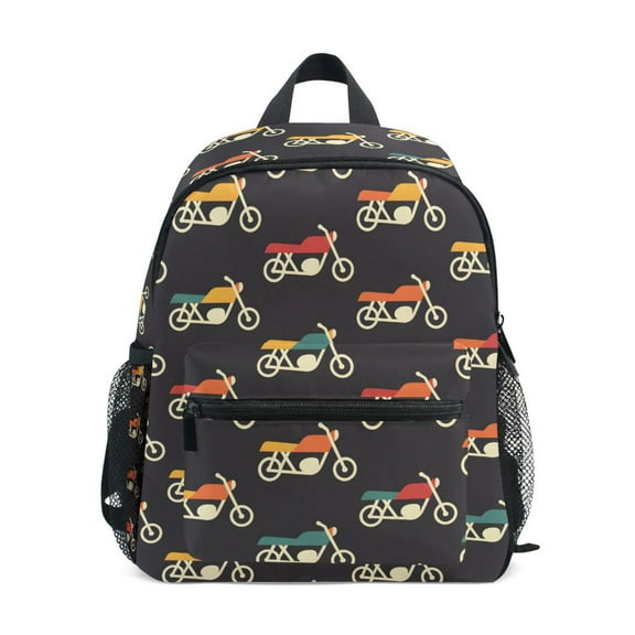 ALAZA Motorcycles School Backpack Small Bookbag Mini Bags