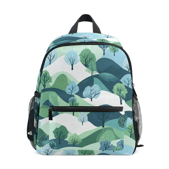 ALAZA Mountain Print School Backpack Small Bookbag Mini Bags