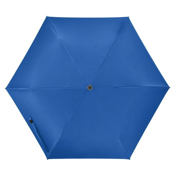 ALAZA Navy Blue UPF 50+ Compact Folding Umbrella for Rain Travel Umbrella Packable