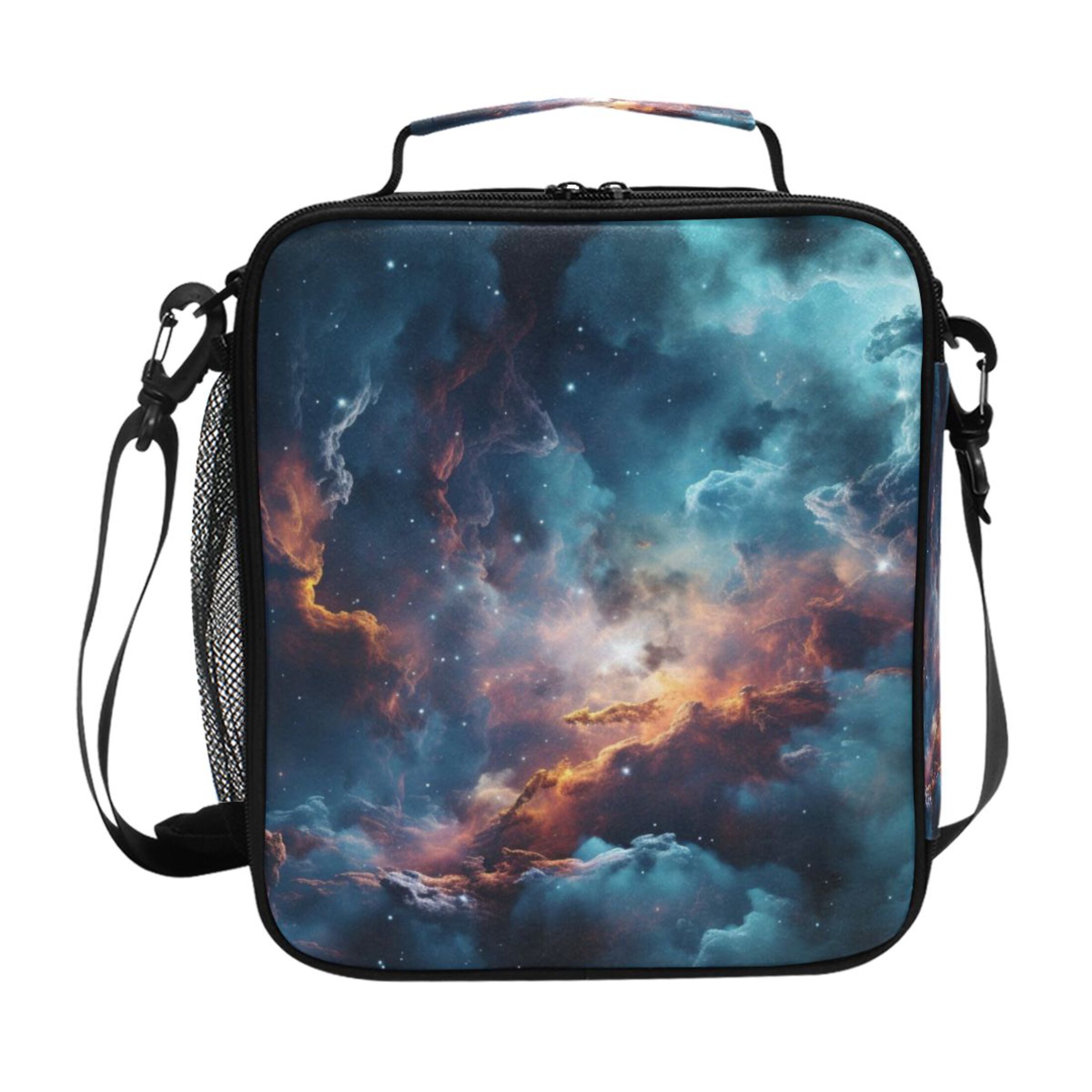 ALAZA Night Pattern Lunch Box Insulated Lunch Bag Reusable Thermal ...