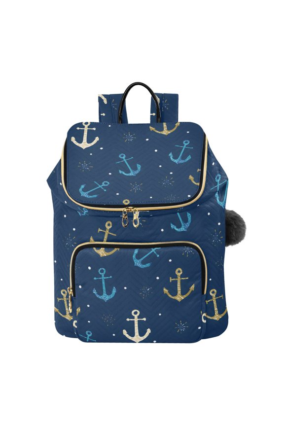 Ocean Anchors Travel Backpack Laptop Bag Large Capacity Daypack