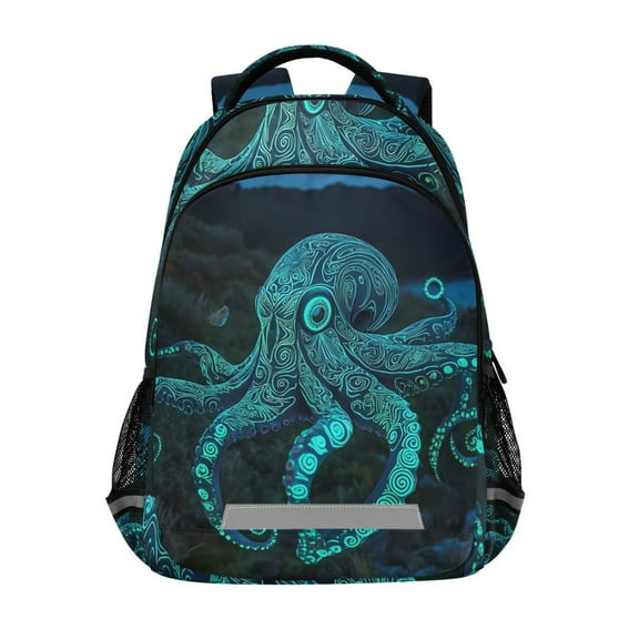 ALAZA Octopus Texture Backpack Elementary School Bag Bookbag Travel Rucksack