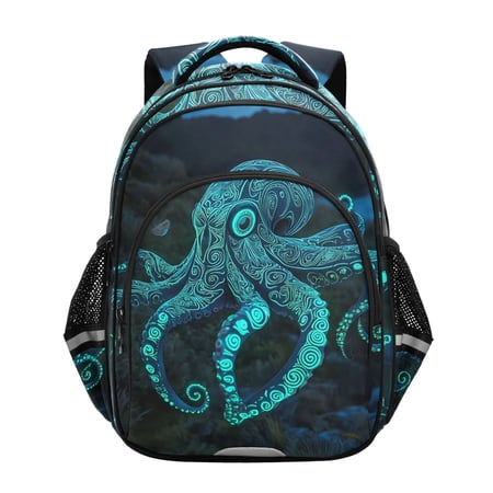 ALAZA Octopus Texture School Backpack Elementary Bag Bookbag Travel Rucksack