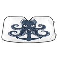 thumbnail image 1 of ALAZA Octopus Windshield Sun Shade Car Foldable Sun Visor Block UV Rays Protector 57"x31.5", 1 of 8