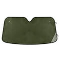 thumbnail image 1 of ALAZA Olive Green Solid Windshield Sun Shade Car Foldable Sun Visor Block UV Rays Protector 57"x31.5", 1 of 8