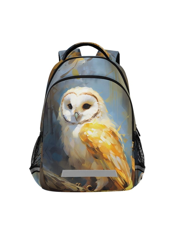 Owl Cute Backpack Elementary School Bag Bookbag Travel Rucksack