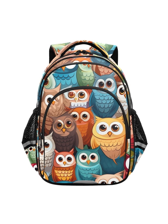 Owl Cute School Backpack Elementary Bag Bookbag Travel Rucksack