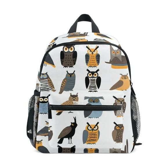 ALAZA Owl Pattern School Backpack Small Bookbag Mini Bags