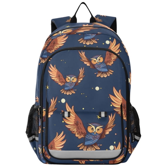 ALAZA Owls Fly Laptop Backpack Purse Travel Bag Casual School Bookbag Rucksack for Women Men
