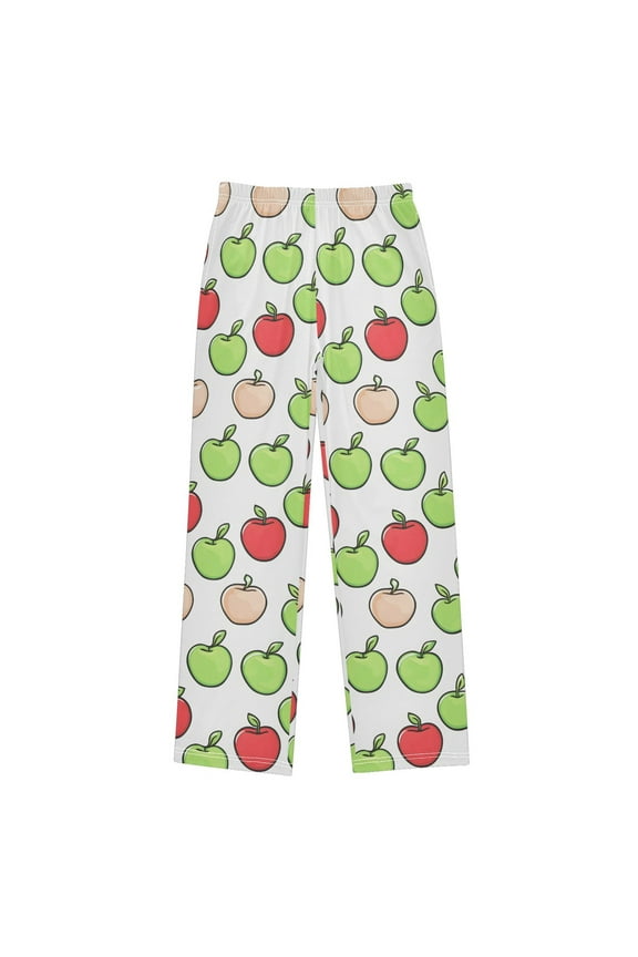 Pajama Pants Apples Fruits Pj Bottoms Sleepwear Lounge with Pockets XL