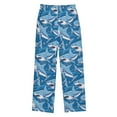 thumbnail image 1 of ALAZA Pajama Pants Cartoon Sharks Pj Bottoms Sleepwear Lounge with Pockets L, 1 of 8