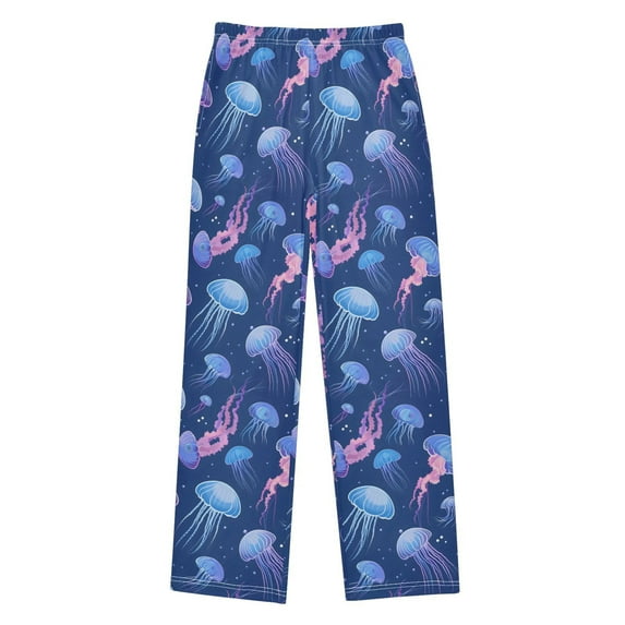 ALAZA Pajama Pants Ocean Jellyfish Pj Bottoms Sleepwear Lounge with Pockets XL