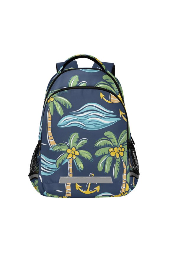 Palm Coconut Tree-a1 Backpack Elementary School Bag Bookbag Travel Rucksack