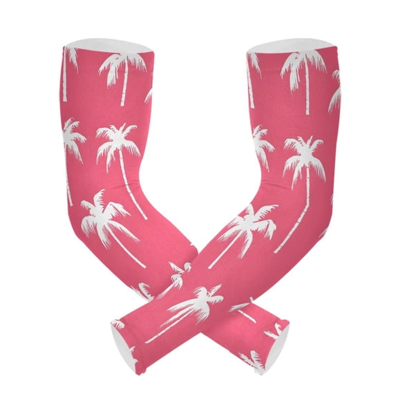 ALAZA Palm Tree-a3 UV Sun Protection Arm Sleeves UPF 50+ Compression Cooling Sleeve 1 Pair