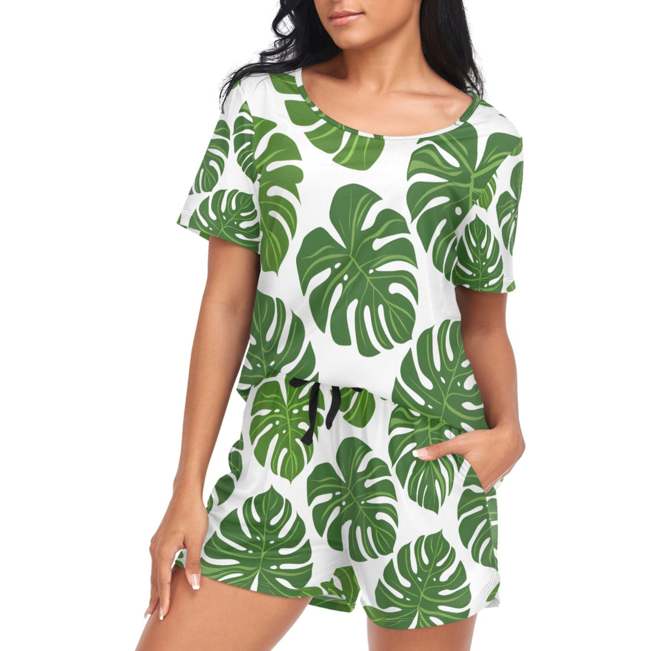 Set of 6 Set of Six Peaceful Palm Loungewear Set (S,M,L)