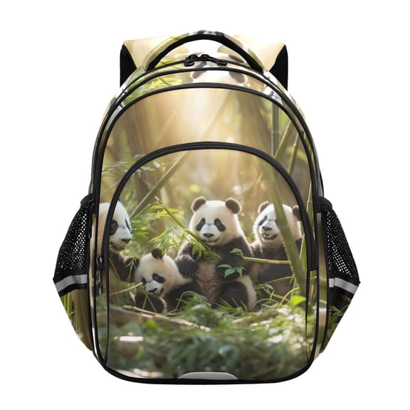 ALAZA Pandas on Forest School Backpack Elementary Bag Bookbag Travel Rucksack