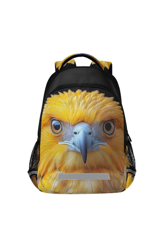 Parrot Head Backpack Elementary School Bag Bookbag Travel Rucksack