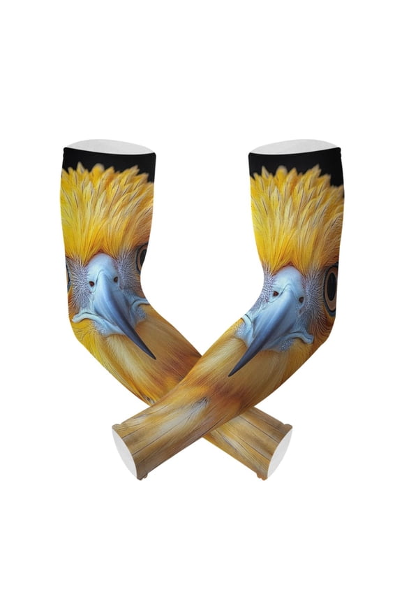 Parrot Head UV Sun Protection Arm Sleeves UPF 50+ Compression Cooling Sleeve 1 Pair