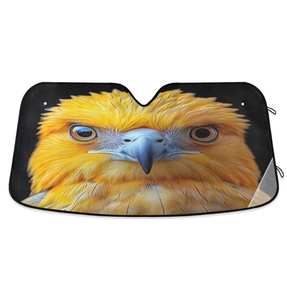 ALAZA Parrot Head Windshield Sun Shade Car Foldable Sun Visor Block UV Rays Protector 55"x27.6"