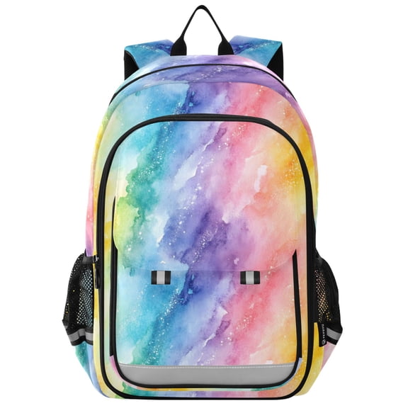ALAZA Pastel Tie-dye-a3 Laptop Backpack Purse Travel Bag Casual School Bookbag Rucksack for Women Men