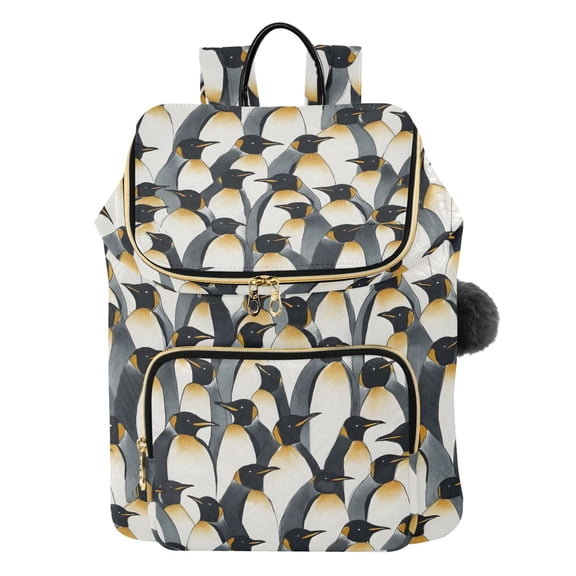 ALAZA Penguins Pattern Travel Backpack Laptop Bag Large Capacity Daypack