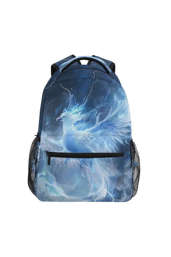 Phoenix Lighting Pattern School Backpack Elementary Stylish Bookbag Laptop Bags Travel Daypack