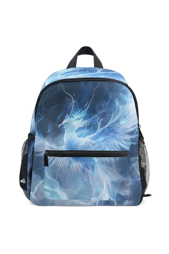 Phoenix Lighting Pattern School Backpack Student Bookbag Mini Bag