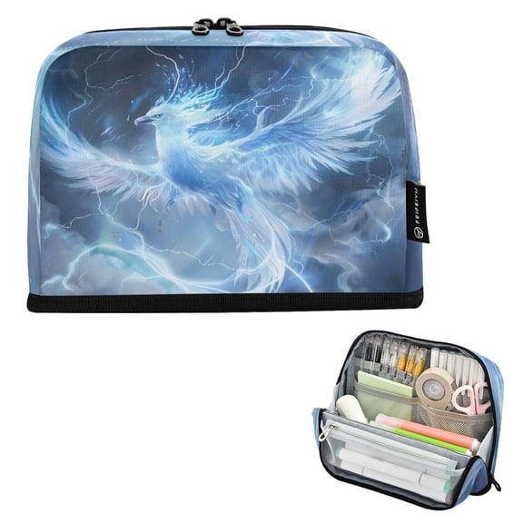 ALAZA Phoenix Lighting Pencil Case Pen Pouch Bag Large Capacity Organizer