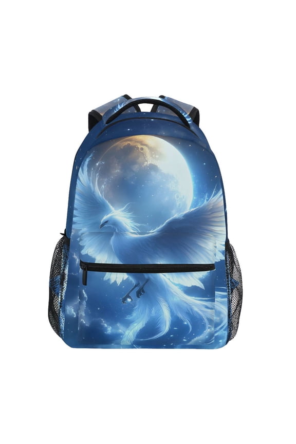 Phoenix Pattern School Backpack Elementary Stylish Bookbag Laptop Bags Travel Daypack