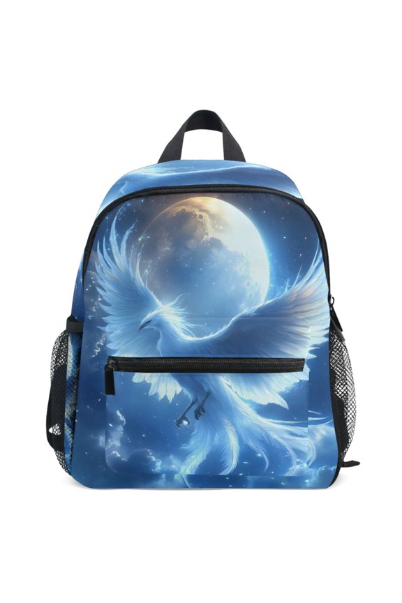 Phoenix Pattern School Backpack Student Bookbag Mini Bag