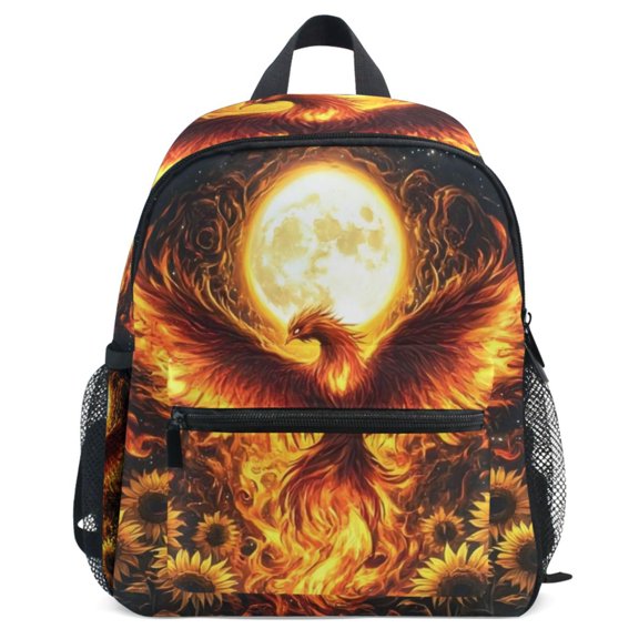 ALAZA Phoenix Sunflower Pattern School Backpack Student Bookbag Mini Bag