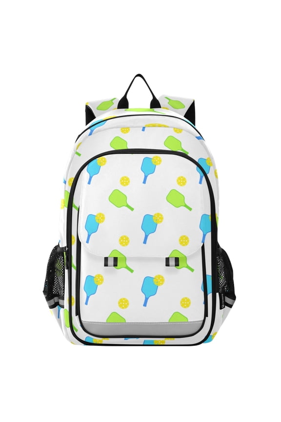 Pickle Balls Laptop Backpack Purse Travel Bag Casual School Bookbag Rucksack for Women Men