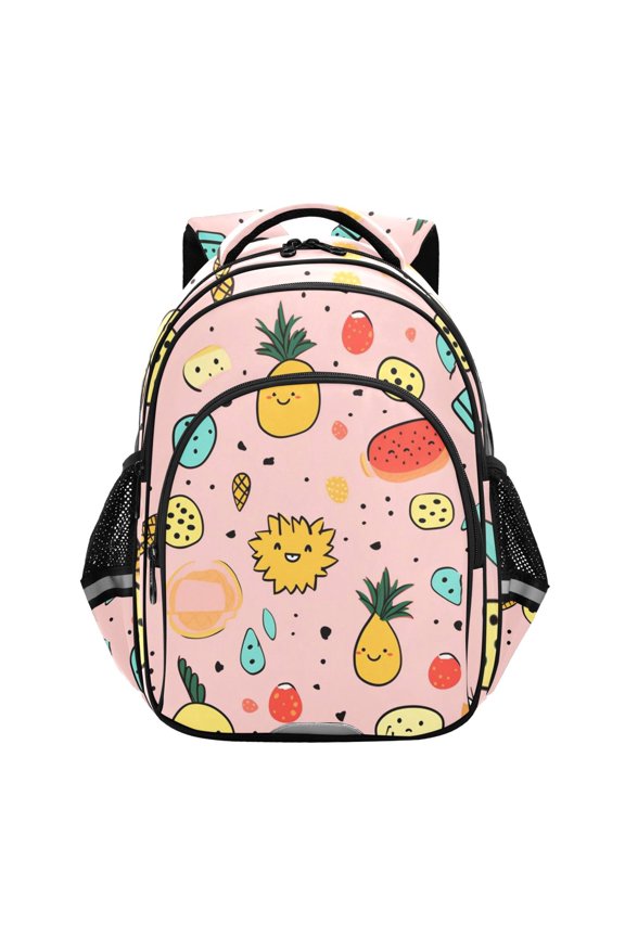Pineapple Fruits School Backpack Elementary Bag Bookbag Travel Rucksack
