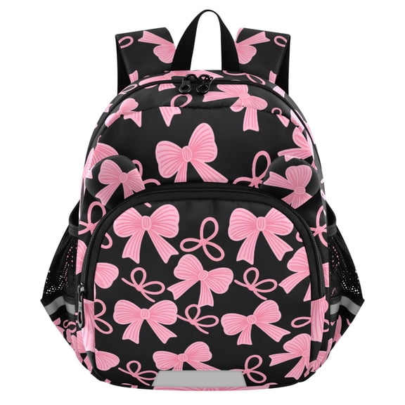 ALAZA Pink Bows Mini Backpack School Bookbag Age 3-7 Medium