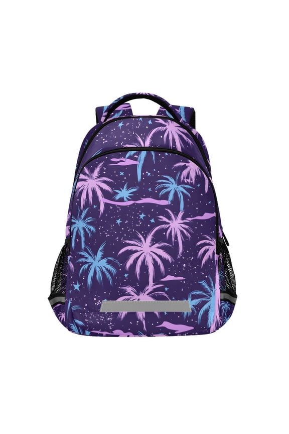Plam Tree Backpack Elementary School Bag Bookbag Travel Rucksack