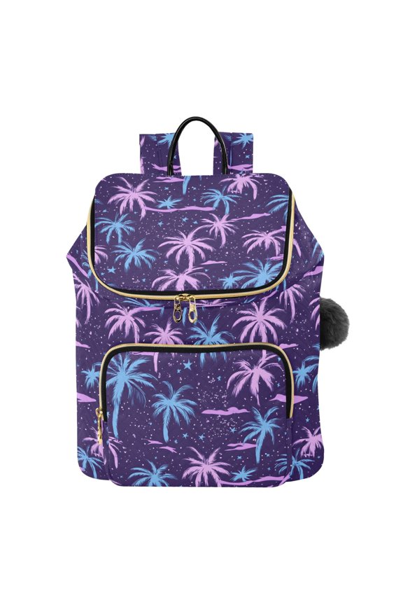 Plam Tree Travel Backpack Laptop Bag Large Capacity Daypack