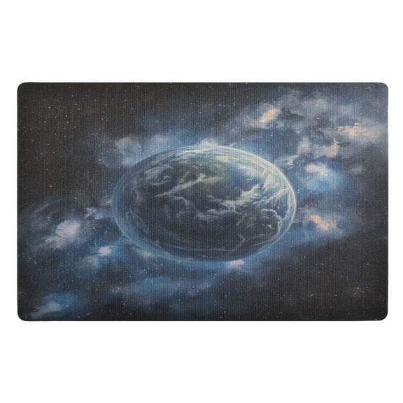 ALAZA Planet Space Door Mats Outdoor Indoor Entrance Low Profile Floor Rugs 32"x20" Carpet