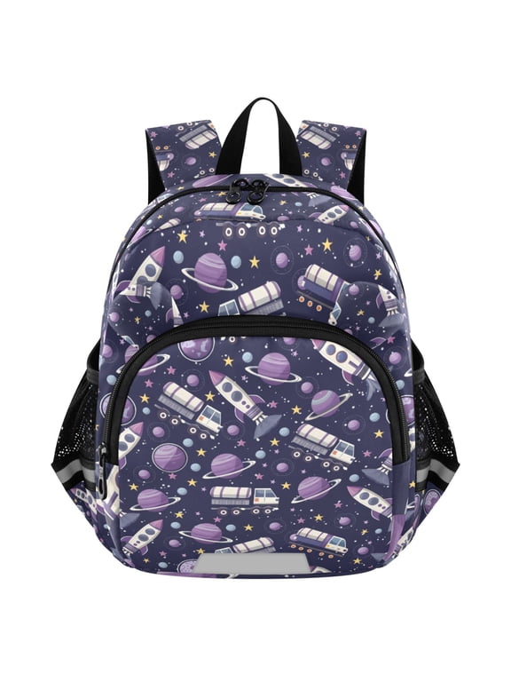 Planet Space Stars Mini Backpack School Bookbag Age 3-7 Small