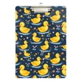 thumbnail image 1 of ALAZA Plastic Clipboard A4 Letter Size Decorative Clipboards for Students Women Men 9" x 12.5" Cartoon Duck Flowers, 1 of 6