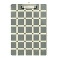 thumbnail image 1 of ALAZA Plastic Clipboard A4 Letter Size Decorative Clipboards for Students Women Men 9" x 12.5" Checkered Grid-d7, 1 of 6
