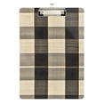 thumbnail image 1 of ALAZA Plastic Clipboard A4 Letter Size Decorative Clipboards for Students Women Men 9" x 12.5" Checkered Pattern-e5, 1 of 6