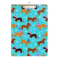 thumbnail image 1 of ALAZA Plastic Clipboard A4 Letter Size Decorative Clipboards for Students Women Men 9" x 12.5" Cute Dachshund Dog, 1 of 6