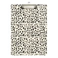 thumbnail image 1 of ALAZA Plastic Clipboard A4 Letter Size Decorative Clipboards for Students Women Men 9" x 12.5" Leopard Beige, 1 of 6